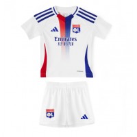 Olympique Lyonnais Heimtrikotsatz Kinder 2024-25 Kurzarm (+ Kurze Hosen)